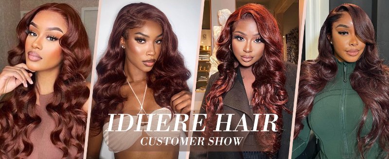 HD lace front human hair wig