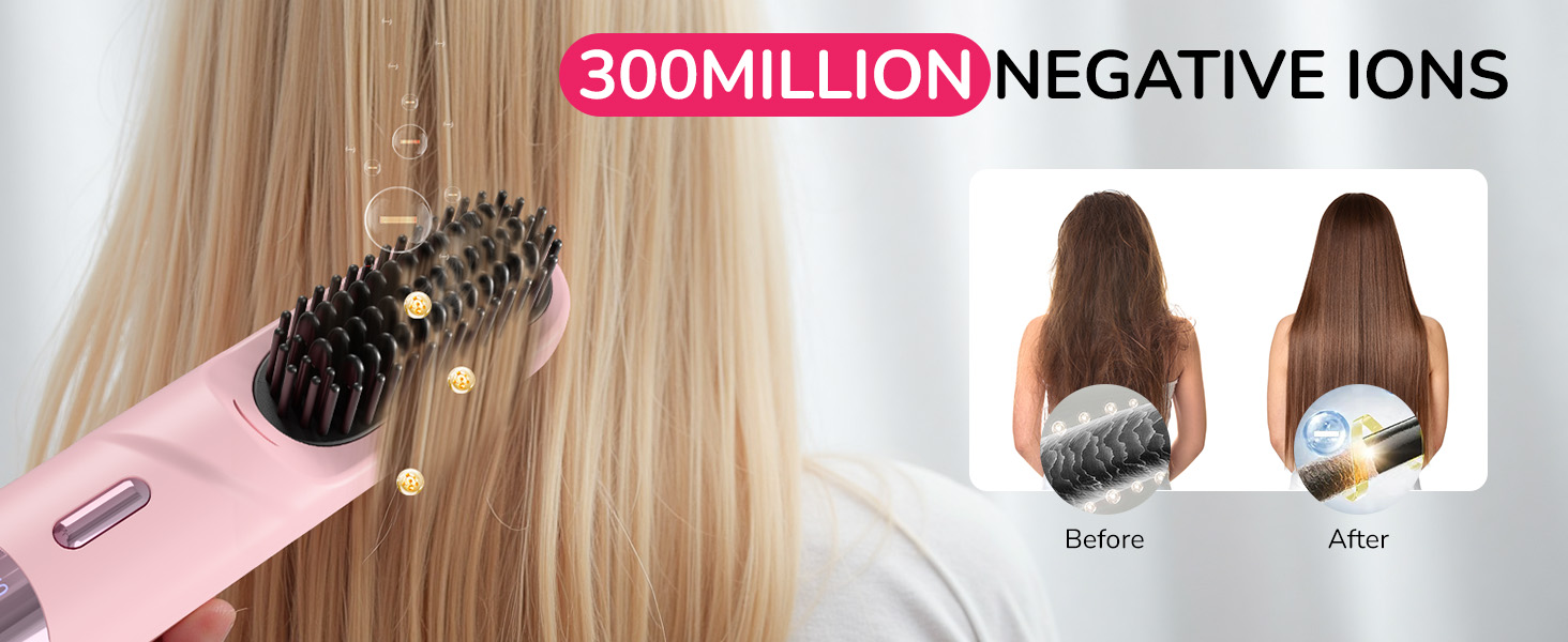 hair straightener brush