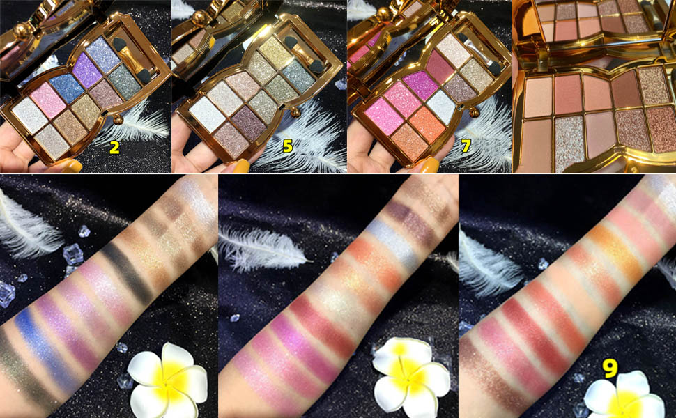 Highly Pigmented Long Lasting Makeup Set Gold
