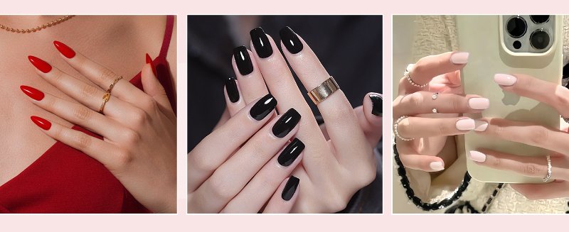 gel nail polish set kit for beginners quick dry french tip vegan cruelty-free