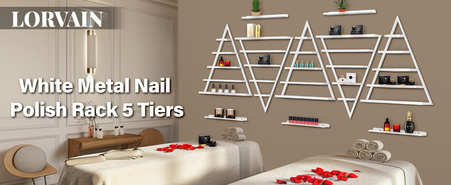 metal nail polish rack