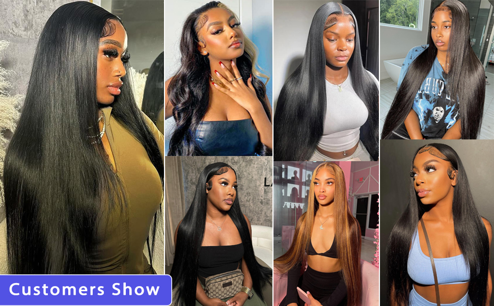 Straight Wigs Human Hair