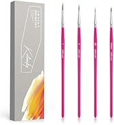 Kolinsky Sable Brushes, Golden Maple Miniature Paint Brushes Professional Artist Brush Set, Fine ...