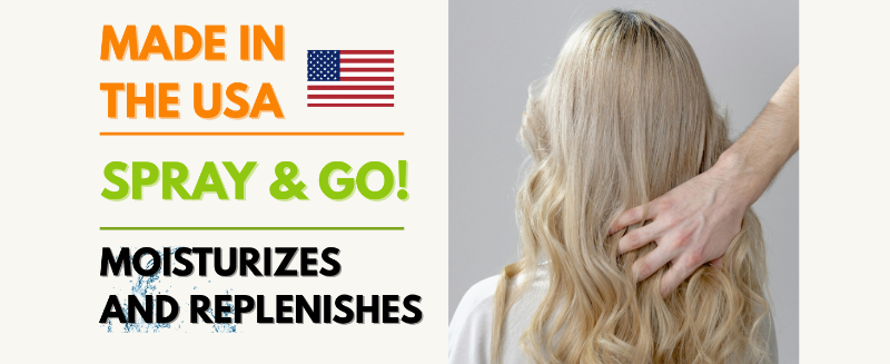 made in the usa just spray and go moisturizes and replenishes