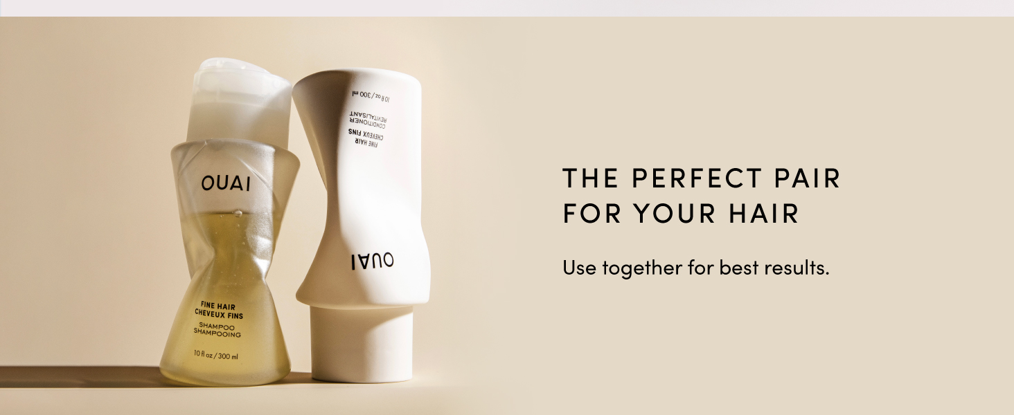 OUAI offers styling products in addition to daily care like shampoo and conditioner