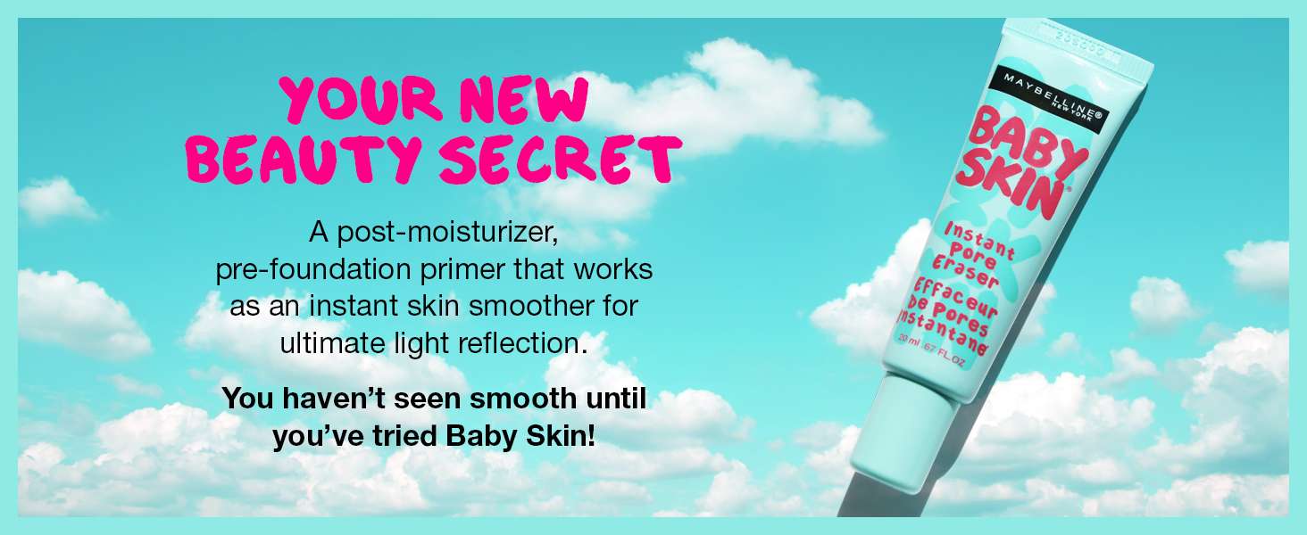 maybelline baby skin, pore eraser, instant pore eraser, smooth skin