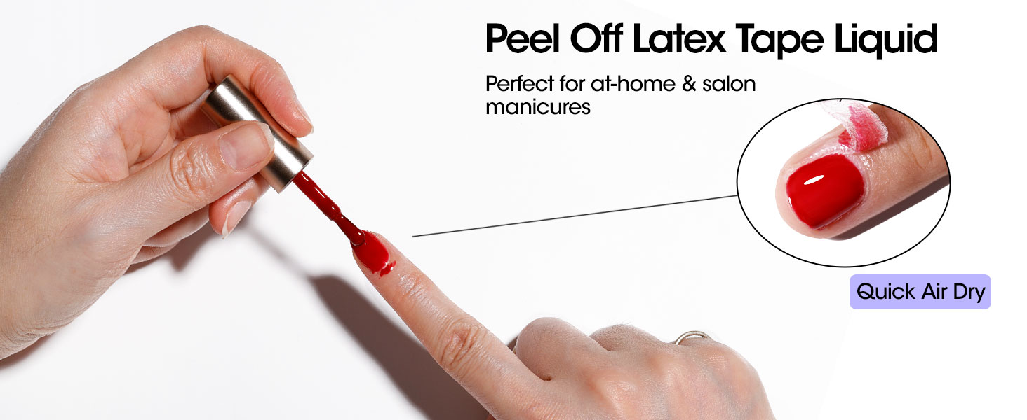 liquid latex for nails