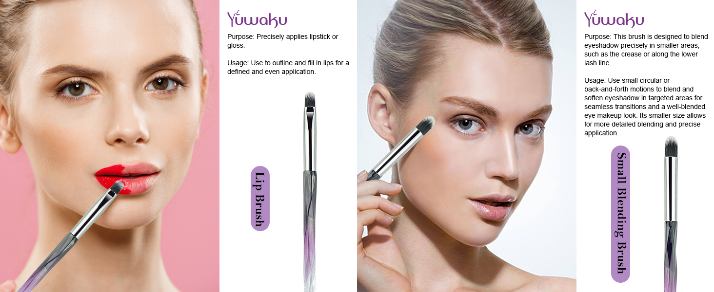 crystal makeup brushes