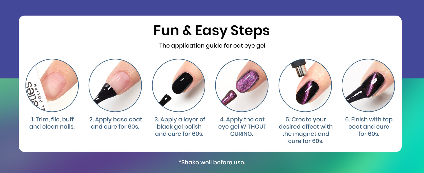 gel nail polish set