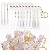 Mekupeu 20pcs Mascara Wands Set Includes 20pcs Crystal Eyelash Spoolies Eyebrow Brush 20pcs Reusa...