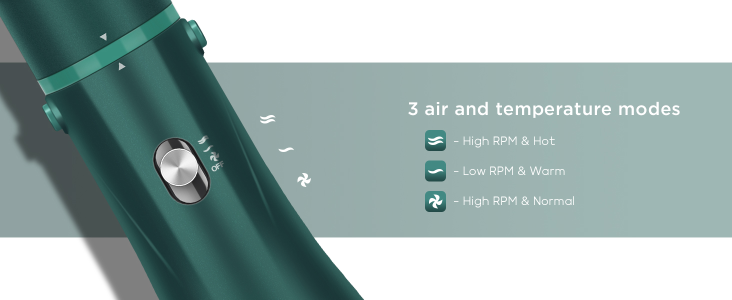 It is built-in intelligent temperature control chip, with 3 temperature settings as you like.