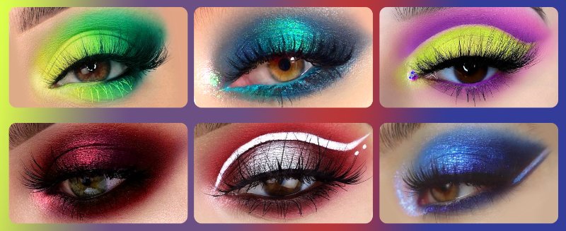 Afflano Multichrome Blue Eyeshadow Palette, Blendable Matte Shimmery Blue Eyes Makeup