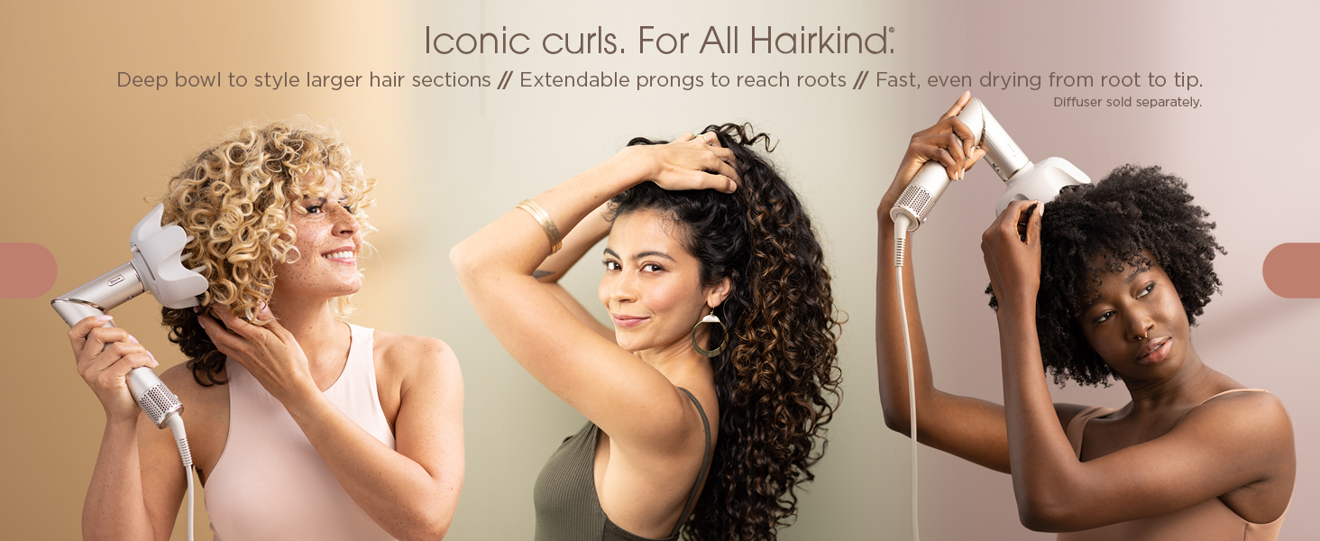 Style while you dry for a quicker routine. Lose the hour-long styling  Shark FlexStyle