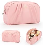 NAONAYA Portable Makeup Bag for Woman, Large Capacity Makeup Case with Three Inner Bags, Waterpro...