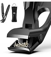 FVION Angled Head Toe Nail Clippers for Thick Nails - Ergonomic Long Handle Toenail Clippers for ...