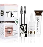 2-In-1 Eyelash & Eyebrow Kit, Professional Lash & Brow Color Kit, Lasting for 6 Weeks DIY Hair Co...
