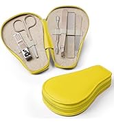 haakaa Baby Nail Clippers, 6-in-1 Baby Nail Care Kit with PU Storage Case, Nail Scissor, Cuticle ...