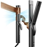 TYMO Airflow Styler 2.0 Curling Iron - Flat Iron Hair Straightener and Curler 2 in 1, 1.25 Inch I...
