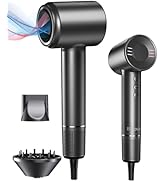 Hair Dryer - 150000 RPM High Speed Blow Dryer for Fast Drying with Brushless Motor, 500 Millions ...