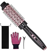 Thermal Brush 1.5 Inch Thermal Round Brush Blowout Look, Ionic Heated Round Brush with 5 Settings...