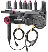 Affogato Wall Mount Holder Compatible with Dyson Airwrap Styler Supersonic Hair Dryer, Wall Mount...