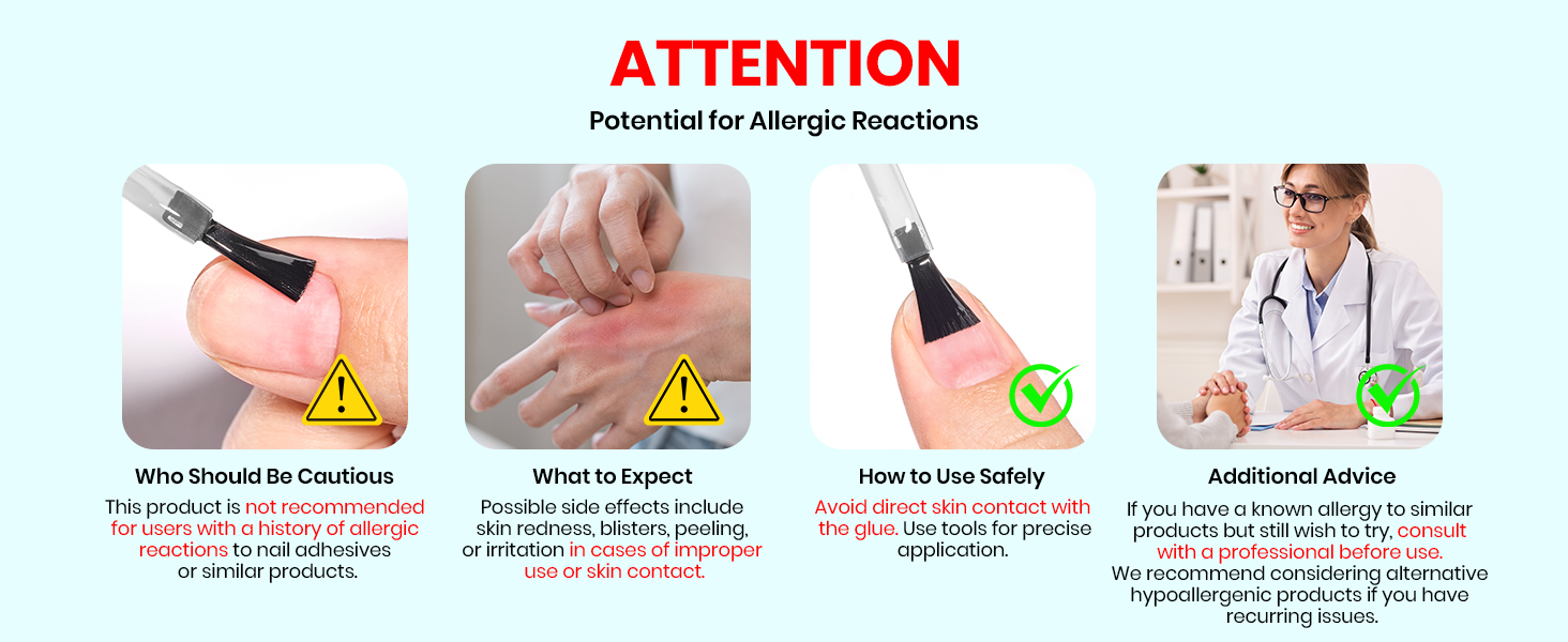 nail glue attention