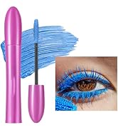 Easilydays Blue Eyelash Mascara Volumizing Lengthening Mascara Waterproof Longwear and Smudge-pro...