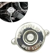 Sodcay 1 Pack 16 PSI Car Engine Radiator Cap Assembly, Waterproof Durable Metal Vehicle Seal Cove...