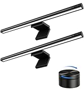 Computer Monitor Light Bar,Wireless Remote Control Multiple Screen Lamp with Dimmer Switch, E-Rea...