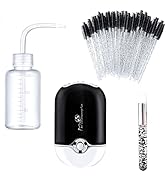 AREMOD Eyelash Extension Supplies with USB Mini Lash Dryer 50 Lash Shampoo Brush 1 Nose Blackhead...