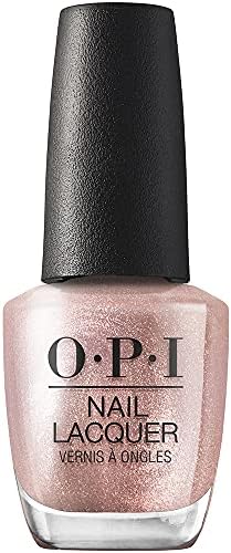 OPI Nail Lacquer Metallic Composition | Sheer Light Pink Metallic Chip Resistant Nail Polish | Downtown LA Collection