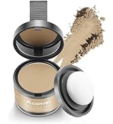 Acomler Instantly Root Cover Up Hairline Shadow Powder,Root Touch Up Hair Powder,Dark Brown for T...