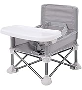 PandaEar Portable Baby Seat Travel| Compact Fold with Straps for Indoor/Outdoor Use| Great for Ca...