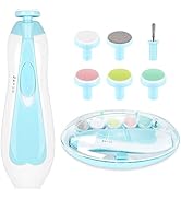 Baby Nail Trimmer Electric,Baby Nail Clippers, 6 in 1 Baby Nail File,Nail File Baby Grooming Kit ...