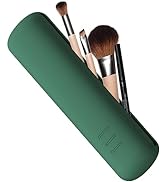 FVION Travel Makeup Brush Holder, Silicone Brush Holder Travel Case, Make Up Brush Pouch with Mag...