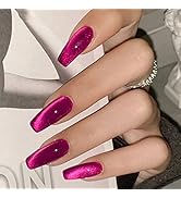AHAMIOU Crystal Cat Eye Gel Polish Kits Magnetic Nail Polish Set Holographic Cats Shiny Diamond G...