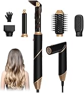 5 in 1 Hair Dryer Brush, Air Hair Styler Curling Wrapping, Negative Ionic Foldable Hair Dryer Bru...