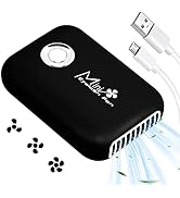 Buqikma Eyelash Fan Mini Lash Fan for Eyelash Extension Portable Lash Fan Dryer Handheld Recharga...