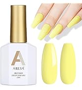 AILLSA Lemon Yellow Gel Nail Polish Pastel Macaron Gel Polish Bright Spring Summer Colors Nail Po...