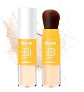 Mineral Sunscreen Setting Powder, Powder Scalp Sunscreen for Face, Powder SPF 35, Lightweight, Lo...