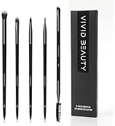 Vivid Beauty Complete Your Eye Look with the Ultimate 5pc Eye Makeup Brush Set - Perfect for Blen...