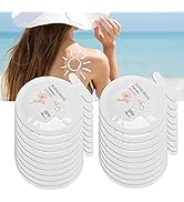 20 Bags 3ml SPF46+ Sunscreen Multi-Pack Travel Size Sunscreen for Men Women and Kids Non-Greasy W...