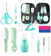 Qunlions life Baby Grooming Kit for Boys Girls Safety Newborn Nursery Essentials Grooming Set Gif...