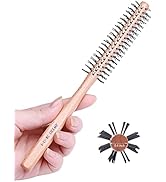 PERFEHAIR Small Round Brush for Short Hair, 1 Inch Mini Quiff Roller for Women and Men, Best for ...