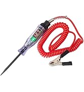 Sodcay 1 PC Car Digital Electric Pen, 6V-12V-24V DC Car Circuit Tester Light, Test Light with 5.9...