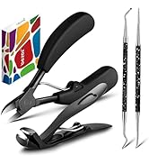 BEZOX Toenail Clippers Kit for Seniors – The Ultimate Solution for Thick & Ingrown Toenails with ...