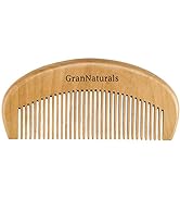 GranNaturals Wooden Comb for Detangling & Styling Wet or Dry Curly, Thin, Thick, Wavy, or Straigh...