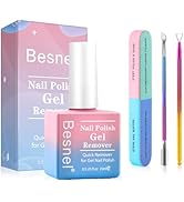 Gel Nail Polish Remover, Professional Gel Polish Remover for Nails Non-Irritating Easily & Quickl...