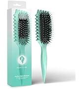 Bounce Curl Define EdgeLift Brush, 5-in-1 Tool for Effortlessly Defined Curls, Waves & Coils, Red...