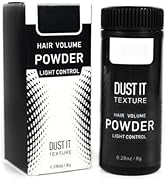 Styling Volume Powder for Soft & Fluffy Hair All Day - 8g Root Lifting Powder, No Mess Dust Appli...